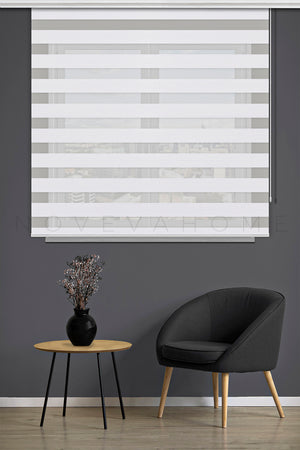 Noveva Home Bambu Zebra Beyaz Perde N00