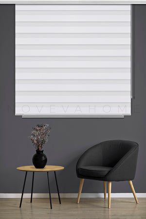 Noveva Home Bambu Zebra Beyaz Perde N00