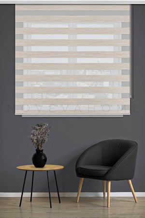 Noveva Home Bambu Zebra Bej Perde N02