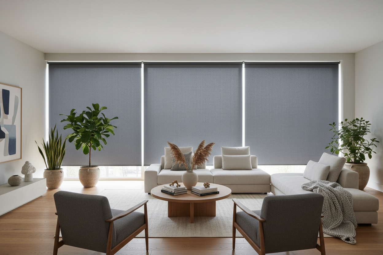 Mekan görseli olmalı. antrasit stor perde 